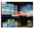 Etiquettes magnétiques pour repérage et marquage de marchandises 