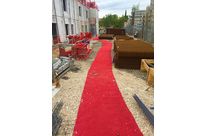Tapis de chantier PVC antidérapant pour cheminement sécurisé  des piétons | ANOXA 