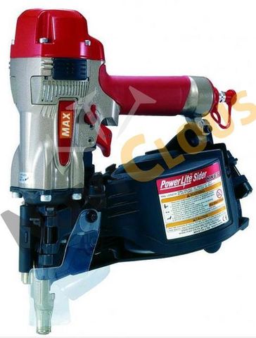 Cloueur pneumatique haute pression bardage pointes rouleaux 16° 32-65mm : MAX HN 65