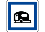 Panneau indication terrain pour caravanes CE4b