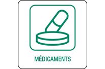 Panneau déchetterie médicaments