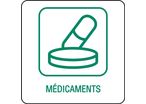 Panneau déchetterie médicaments