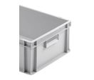 Bac plastique gerbable euro-norme | Ronny 175 DG gris