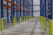 Protection de pied d'échelle pour entrepôts frigorifiques