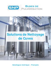 Solutions de Nettoyage de Cuves