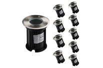 Pack de  10 - Spot LED Extérieur Encastrable IP65 pour Ampoule GU10