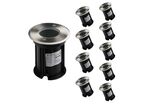 Pack de  10 - Spot LED Extérieur Encastrable IP65 pour Ampoule GU10