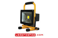 Projecteur de chantier Led rechargeable - 6500°K - 20 W - Garantie 3 ans