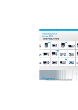 Catalogue Rohde & Schwarz