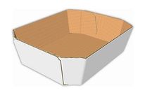 Barquette en carton ondulé