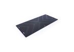 Checkers - Plaque de roulage EuroMat® - Chantier - Noir - Résistante et Durable