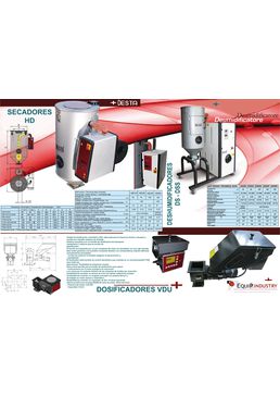 Sécheurs - Dessiccateurs - Colorateurs matières