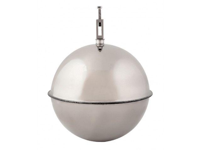 Boules flotteurs en acier inoxydable avec double fixation