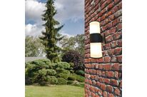 Applique Murale LED IP44 double faisceau E27 Opaque