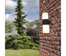Applique Murale LED IP44 double faisceau E27 Opaque