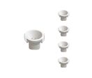 Pack de 5 - Spot LED Encastrable 9W IP44 Dimmable CCT Ø85.5mm - Noir