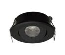 Mini Spot LED Encastrable 1.5W ø52mm - Noir