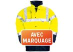 Parka haute visibilité marquage 1 face