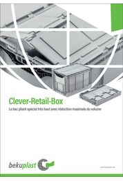 Catalogue Bacs pliables plastiques Bekuplast CRB - Clever Retail Box - Brochure 2019