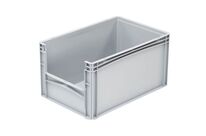  Bac plastique plein à ouverture picking - norme Europe - 600x400x320 mm | BLG6432PICK