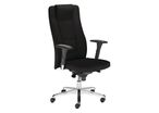 Nowy Styl - Fauteuil de Direction INVITUS Cuir Noir - Ergonomique 8h - Roulettes - Réglable