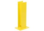 Mottez - Protège Rack Intermédiaire Jaune - Acier - Hauteur 46cm - Butoir de Protection Robuste