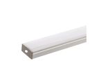 Profilé Aluminium pour Ruban LED Double Rangée - Couvercle Blanc Opaque - 2 m