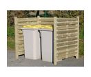 Cache-conteneur premium en bois