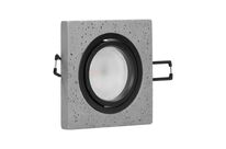 Support Spot GU10/MR16 Encastrable Carré Orientable Béton