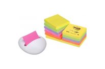 Bloc Z-Notes  assortis Post-it 76 x 76 Lot de 12 Blocs + 1 devidoire