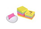 Bloc Z-Notes  assortis Post-it 76 x 76 Lot de 12 Blocs + 1 devidoire