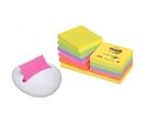 Bloc Z-Notes  assortis Post-it 76 x 76 Lot de 12 Blocs + 1 devidoire