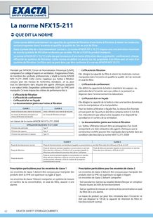 Armoires filtrantes selon la norme NFX15-211