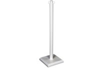 Poteau PVC Blanc sur socle lesté 3kg - 1000032