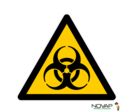 Panneau Danger risque biologique - Novap