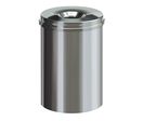 Poubelle anti-feu en inox