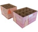 Demi caisse de vin en carton ondulé pour la vente en libre-service 