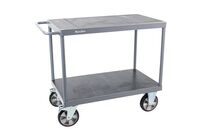 Manutan Expert - Servante de manutention 2 plateaux bois - 1200 kg - L1140 x l613 x H938 mm - 10 ans garantie