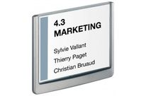 Plaque de porte 149x105.5mm CLICK SIGN.