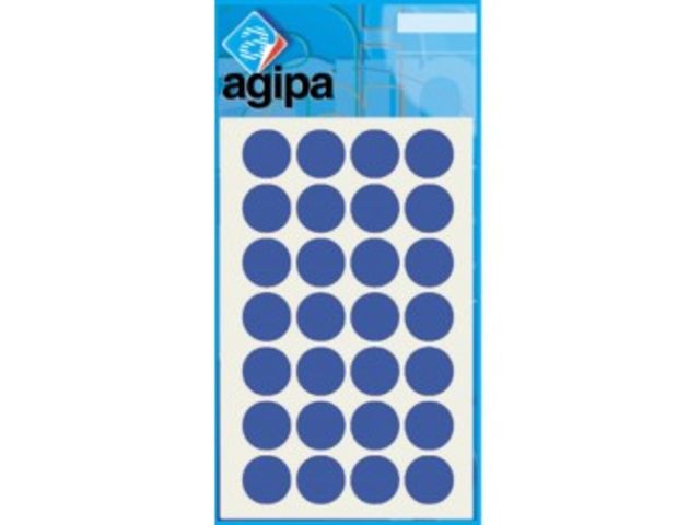 Pastille Adhésive Agipa Ø15 Boite de 168 Bleu