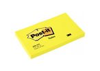 Notes Post-it Jaune neon 76 x 127 Lot de 6