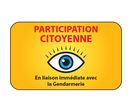 Panneau participation citoyenne (modèle 2)