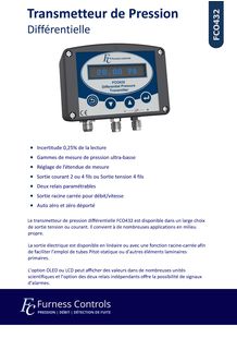Transmetteur de pression différentielle - FCO432