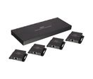 Kit Extender Splitter 4 Ports HDMI &amp; IR avec Loop Out, Cat.6 50m