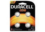 Blister de 4 piles lithium 3V CR2016 DURACELL.