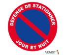 Panneau Défense de stationner - Jour et nuit - Novap