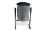 Corbeille publique circulaire 60 L