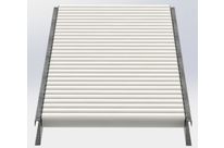 Convoyeur INOX à rouleaux SERIE ECONOMIQUE, en kit, Charges légères