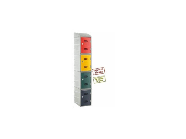 Vestiaire polyéthylène anti-uv casier hauteur 450 mm