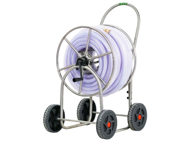Chariot 4 roues avec tuyau 19x26 mm 50 m MW Tools HS34RW